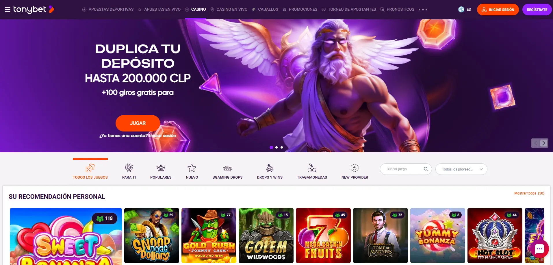 Tonybet Casino