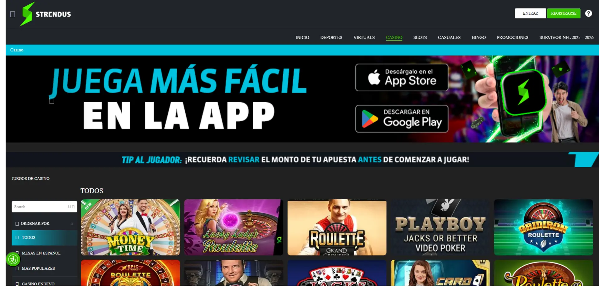 strendus casino